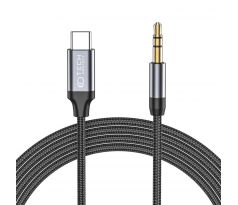 KABEL TECH-PROTECT ULTRABOOST TYPE-C TO AUX MINI JACK 3.5MM CABLE 100CM BLACK