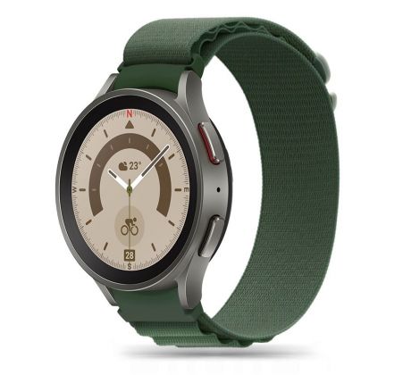 ŘEMÍNEK TECH-PROTECT NYLON PRO SAMSUNG GALAXY WATCH 4 / 5 / 5 PRO / 6 / 7 / FE MILITARY GREEN