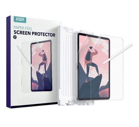 2KS V BALENÍ, SET 2 MATNÝCH FÓLII ESR PAPER FEEL 2-PACK iPad 10.9 10 / 2022 MATTE CLEAR