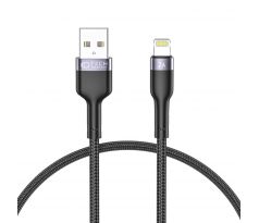 NABÍJECÍ A DATOVÝ KABEL TECH-PROTECT ULTRABOOST LIGHTNING CABLE 2.4A 25CM BLACK