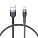 NABÍJECÍ A DATOVÝ KABEL TECH-PROTECT ULTRABOOST LIGHTNING CABLE 2.4A 25CM BLACK