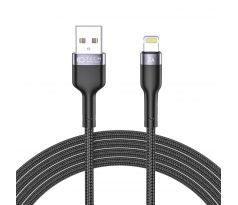 NABÍJECÍ A DATOVÝ KABEL TECH-PROTECT ULTRABOOST LIGHTNING CABLE 2.4A 200CM BLACK