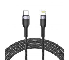 TECH-PROTECT ULTRABOOST LIGHTNING CABLE PD30W/3A 200CM BLACK