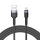 NABÍJECÍ A DATOVÝ KABEL TECH-PROTECT ULTRABOOST ”2” MICRO-USB CABLE 2.4A 200CM BLACK