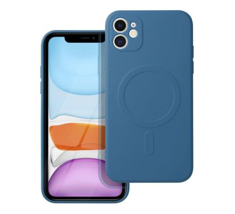 Silicone Mag Cover   iPhone 11 modrý