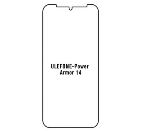 Hydrogel - ochranná fólie - Ulefone Power Armor 14 (case friendly)