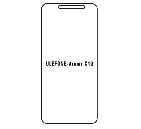 Hydrogel - ochranná fólie - Ulefone Armor X10 (case friendly) 