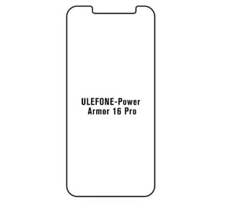 Hydrogel - ochranná fólie - Ulefone Power Armor 16 Pro (case friendly)