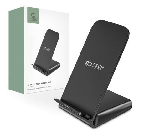 BEZDRÁTOVÁ NABÍJEČKA TECH-PROTECT QI15W-S2 WIRELESS CHARGER 15W BLACK