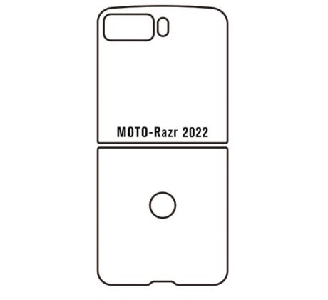 Hydrogel - zadní ochranná fólie - Motorola Razr 2022