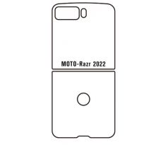 Hydrogel - matná zadní ochranná fólie - Motorola Razr 2022