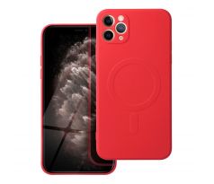 Silicone Mag Cover   iPhone 11 Pro Max červený