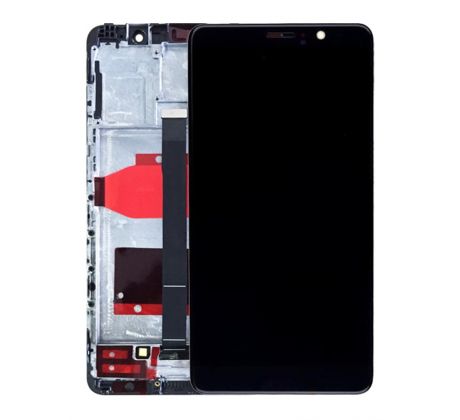 LCD displej + dotyková plocha pro Huawei Mate 9 černý s rámem