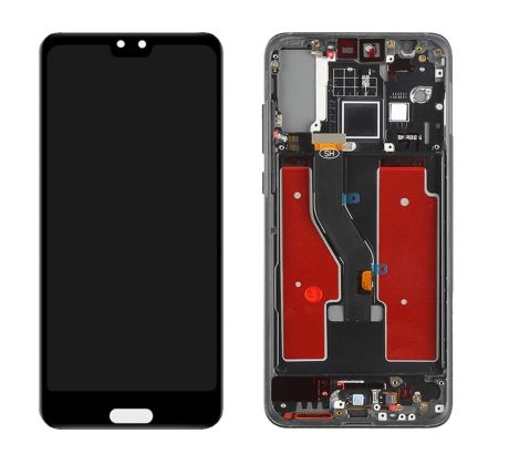 LCD displej + dotyková plocha pro Huawei P20 Pro s rámem