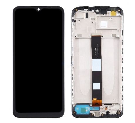 LCD displej + dotyková plocha pro Xiaomi Redmi 9A/9C/9AT s rámem