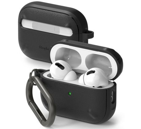 POUZDRO/KRYT RINGKE ONYX APPLE Airpods PRO 1 / 2 BLACK