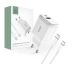 TECH-PROTECT C20W 2-PORT NETWORK CHARGER PD20W/QC3.0 + TYPE-C CABLE WHITE