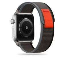 TECH-PROTECT NYLON APPLE WATCH 4 / 5 / 6 / 7 / 8 / SE (38 / 40 / 41 MM) BLACK/ORANGE
