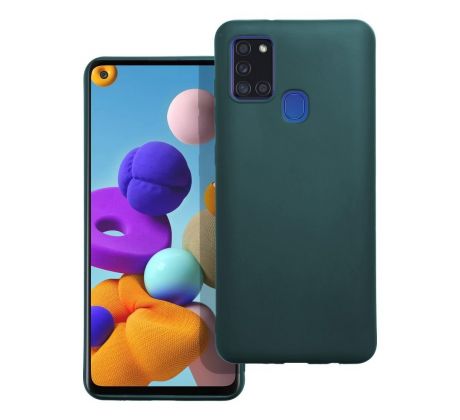 MATT Case  Samsung Galaxy A21s zelený