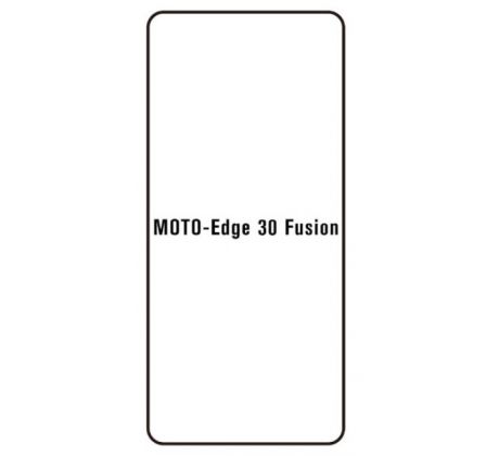 Hydrogel - ochranná fólie - Motorola Edge 30 Fusion - typ výrezu 2