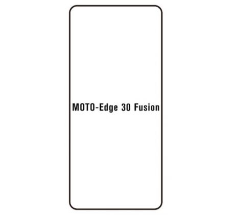 Hydrogel - ochranná fólie - Motorola Edge 30 Fusion - typ výrezu 2