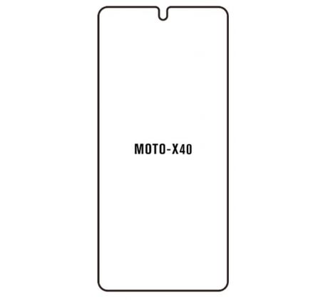 Hydrogel - ochranná fólie - Motorola Moto X40 (case friendly)  