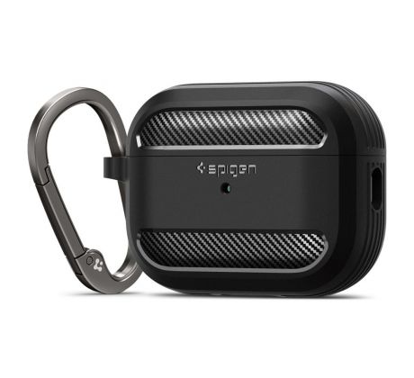 POUZDRO/KRYT SPIGEN RUGGED ARMOR APPLE AIRPODS PRO 1 / 2 MATTE BLACK