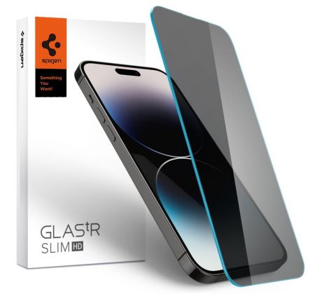 OCHRANNÉ TVRZENÉ SKLO SPIGEN GLAS.TR SLIM iPhone 14 Pro Max PRIVACY