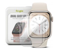 OCHRANNÁ FÓLIE RINGKE DUAL EASY 3-PACK APPLE WATCH 4 / 5 / 6 / 7 / 8 / 9 / SE (44 / 45 MM) CLEAR