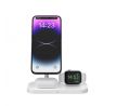 BEZDRÁTOVÁ NABÍJEČKA TECH-PROTECT QI15W A22 3IN1 MAGNETIC MAGSAFE WIRELESS CHARGER WHITE