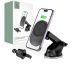 DRŽÁK DO AUTA S BEZDRÁTOVÝM NABÍJENÍM TECH-PROTECT MM15W-V1 MAGNETIC MAGSAFE DASHBOARD & VENT CAR MOUNT WIRELESS CHARGER 15W BLACK