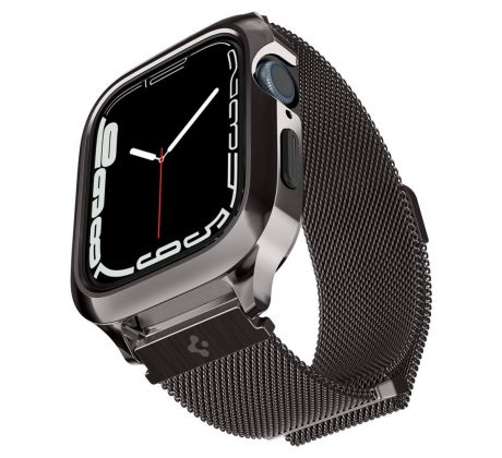 ŘEMÍNEK SPIGEN METAL FIT ”PRO” APPLE WATCH 4 / 5 / 6 / 7 / 8 / 9 / SE (44 / 45 MM) GRAPHITE