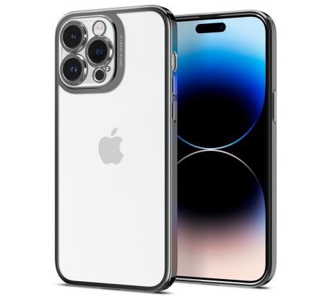 KRYT SPIGEN OPTIK CRYSTAL iPhone 14 Pro CHROME GREY