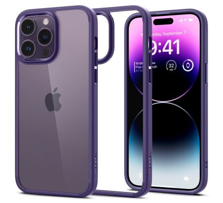 KRYT SPIGEN ULTRA HYBRID iPhone 14 Pro Max DEEP PURPLE