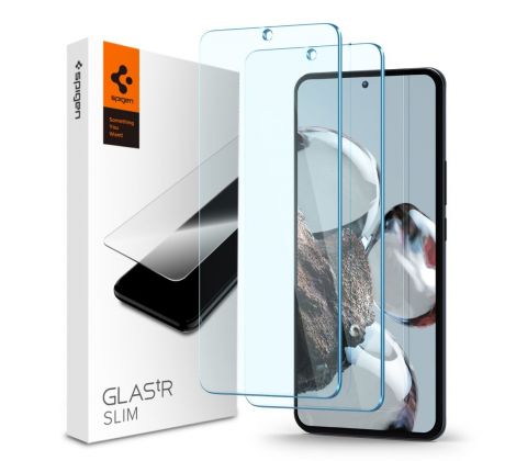 2KS V BALENÍ, SET 2 OCHRANNÝCH SKEL SPIGEN GLAS.TR SLIM 2-PACK XIAOMI 12T / 12T PRO