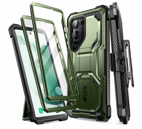 KRYT SUPCASE IBLSN ARMORBOX 2-SET SAMSUNG GALAXY S23 ULTRA GULDAN