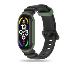 ŘEMÍNEK TECH-PROTECT ICONBAND HYBRID XIAOMI MI SMART BAND 5 / 6 / 6 NFC / 7 BLACK/ARMY GREEN