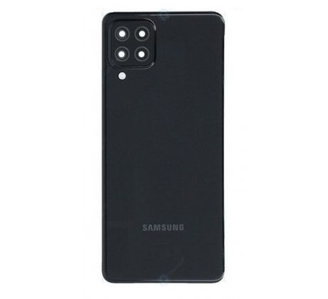 Samsung Galaxy A22 4G - Zadní kryt baterie -  black (se sklíčkem kamery) (náhradní díl)
