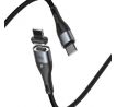 Baseus Zinc - 2-metrový magnetický nylonový USB Type C - Lightning kabel Power Delivery 20W 