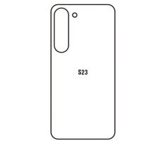 Hydrogel - matná zadní ochranná fólie - Samsung Galaxy S23