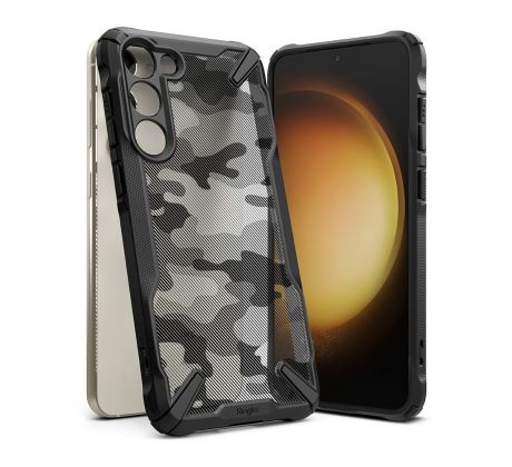 KRYT RINGKE FUSION X SAMSUNG GALAXY S23+ PLUS CAMO BLACK