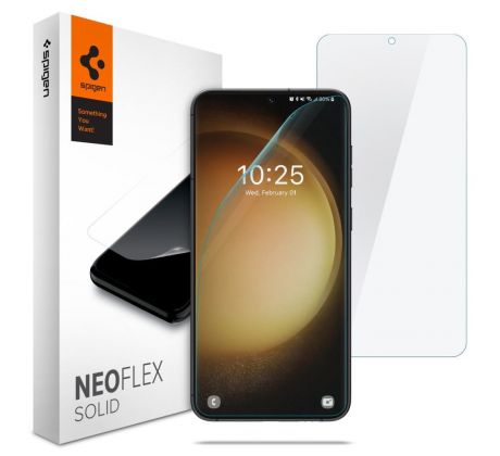 2KS V BALENÍ, SET 2 FOLIÍ SPIGEN NEO FLEX 2-PACK SAMSUNG GALAXY S23 CLEAR