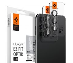 OCHRANNÉ SKLO ZADNÍ KAMERY SPIGEN OPTIK.TR ”EZ FIT” CAMERA PROTECTOR 2-PACK SAMSUNG GALAXY S23 / S23+ PLUS BLACK