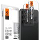 2KS V BALENÍ, SET 2 SKEL ZADNÍ KAMERY SPIGEN OPTIK.TR ”EZ FIT” CAMERA PROTECTOR 2-PACK SAMSUNG GALAXY S23 / S23+ PLUS BLACK