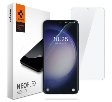 2KS V BALENÍ, SET 2 FOLIÍ SPIGEN NEO FLEX 2-PACK SAMSUNG GALAXY S23+ PLUS CLEAR