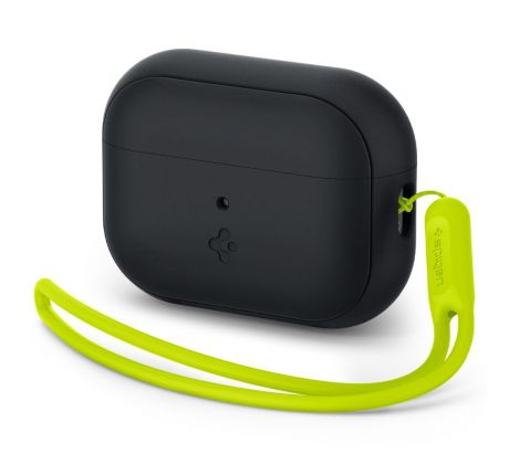 POUZDRO/KRYT SPIGEN SILICONE FIT STRAP APPLE AIRPODS PRO 1 / 2 BLACK/PHANTOM GREEN