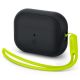 POUZDRO/KRYT SPIGEN SILICONE FIT STRAP APPLE AIRPODS PRO 1 / 2 BLACK/PHANTOM GREEN