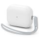 POUZDRO/KRYT SPIGEN SILICONE FIT STRAP APPLE AIRPODS PRO 1 / 2 WHITE/GREY