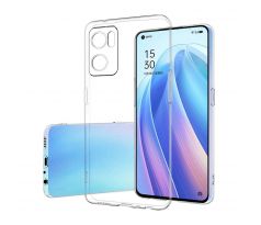 Transparentní silikonový kryt s tloušťkou 0,5mm  - OPPO Reno 7 5G průsvitný