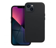 Kožený kryt - Mag Cover  iPhone 13 černý